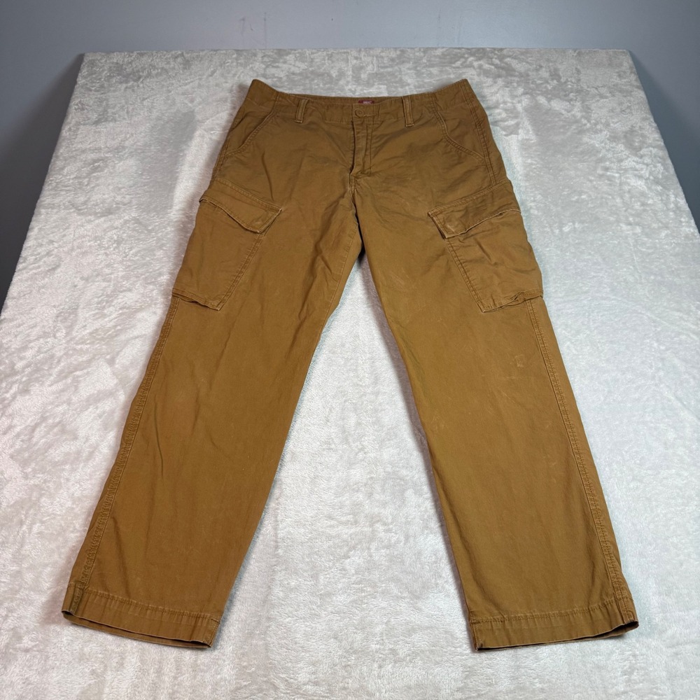 Levi's XX Mens Cargo Taper Brown Pants 34 Utility Outdoor Inseam 28